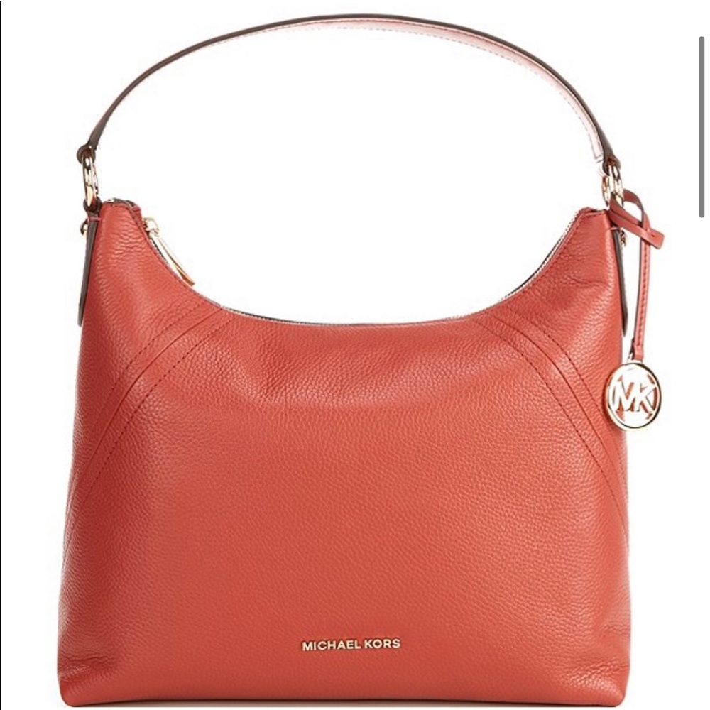 NWT Michael Kors large hobo handbag in the color sienna